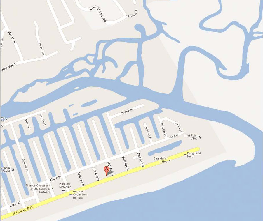 Cherry Grove Map (partial)